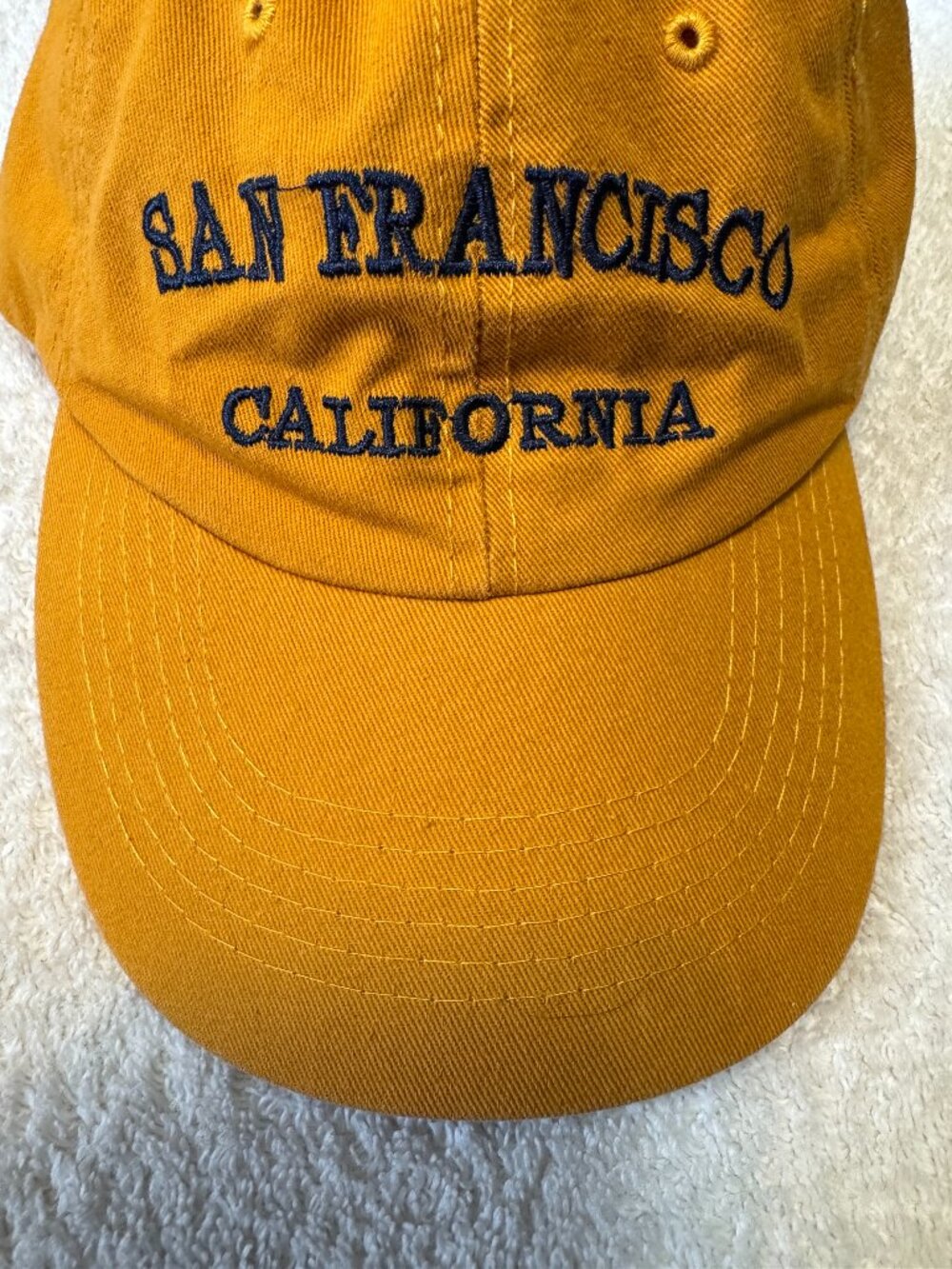 Hat San Francisco California embroidered adjustable baseball cap, New